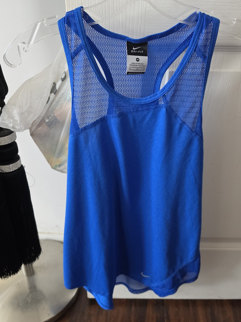 Nike Dri-FIT Royal Blue Mesh Tank - Picture 1 of 4